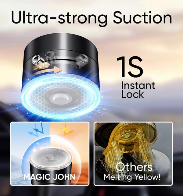🎄🎀New Year's Special 2025⛄🔔Vacuum Suction Magnetic Phone Stand