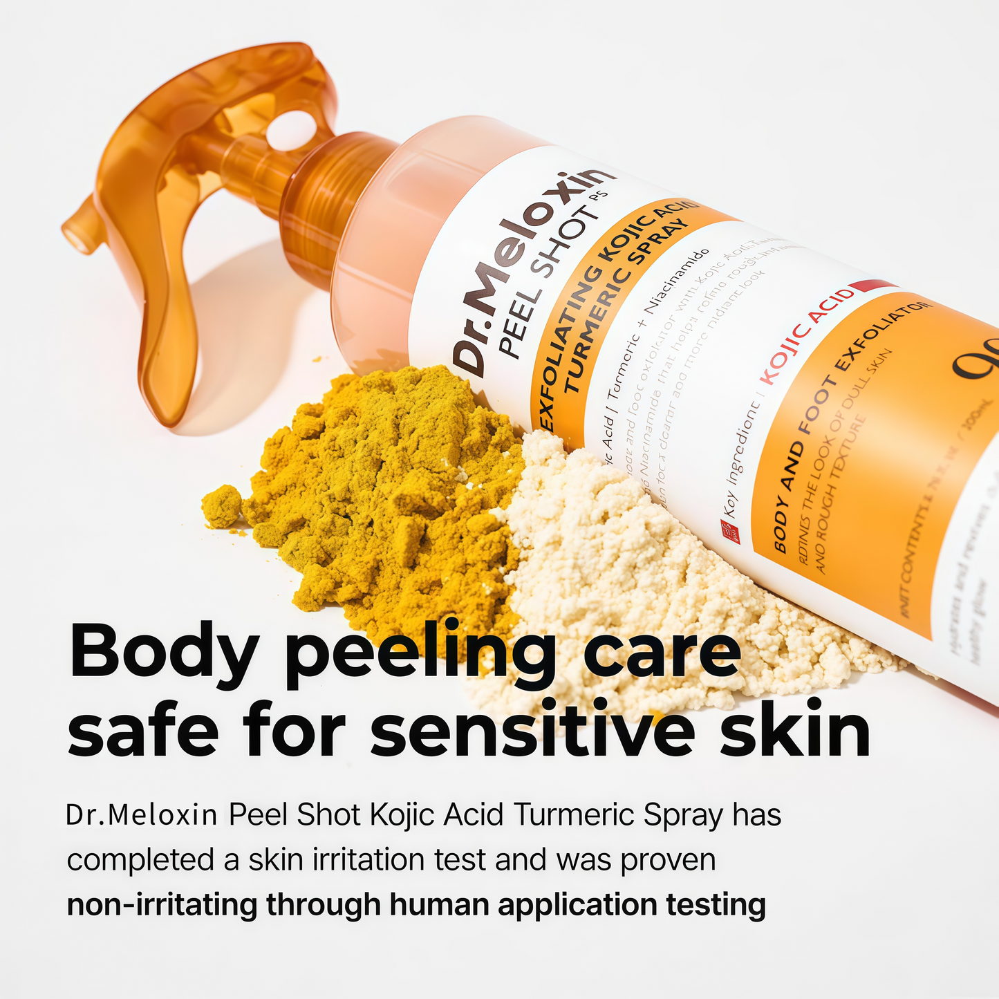 🚨Last 3 hours 50% off🔥Get Rid of Keratin Bumps Fast! Kojic Acid & Turmeric Peel Shot Spray✨ Smooth Skin, Zero Irritation | 🌿 Sensitive-Skin Safe | 👩⚕️ Clinically Tested