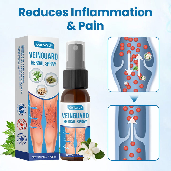 Ourlyard® VeinGuard Herbal Spray-✅ Clinically proven to eliminate varicose veins in just 7 days!