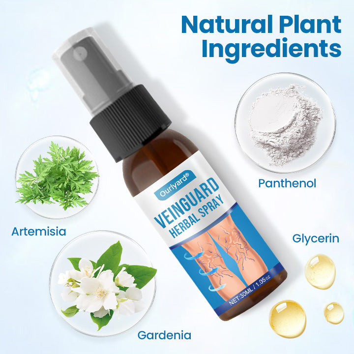 Ourlyard® VeinGuard Herbal Spray-✅ Clinically proven to eliminate varicose veins in just 7 days!