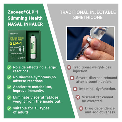 [Official Store] ZVOEVO® NAD+ ALL-IN-ONE MORINGA KETO GLP-1 Nasal Inhaler | ⏳ Fast Fat Burn & Metabolic Balance