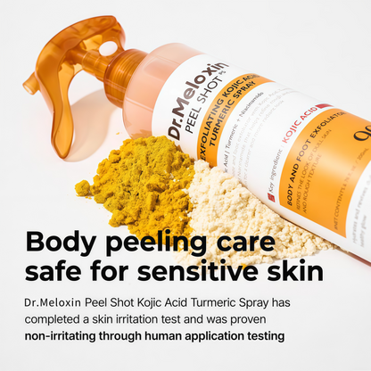 🚨Last 3 hours 50% off🔥Get Rid of Keratin Bumps Fast! Kojic Acid & Turmeric Peel Shot Spray✨ Smooth Skin, Zero Irritation | 🌿 Sensitive-Skin Safe | 👩‍⚕️ Clinically Tested